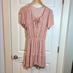 Abercrombie & Fitch Pink Floral Mini Dress